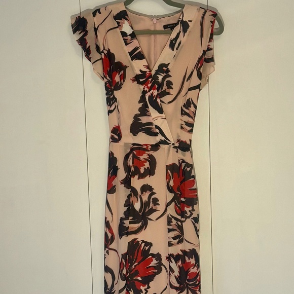 Floral Spring Wrap Dress - Picture 1 of 3